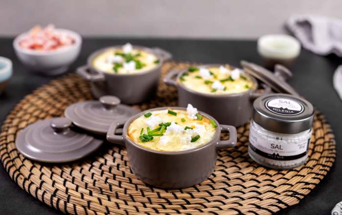huevos gratinados esferificaciones de sal alta calidad milenia