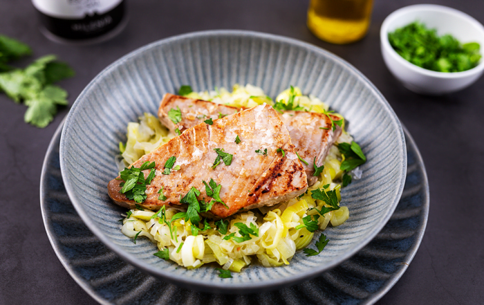 atun puerros escamas milenia