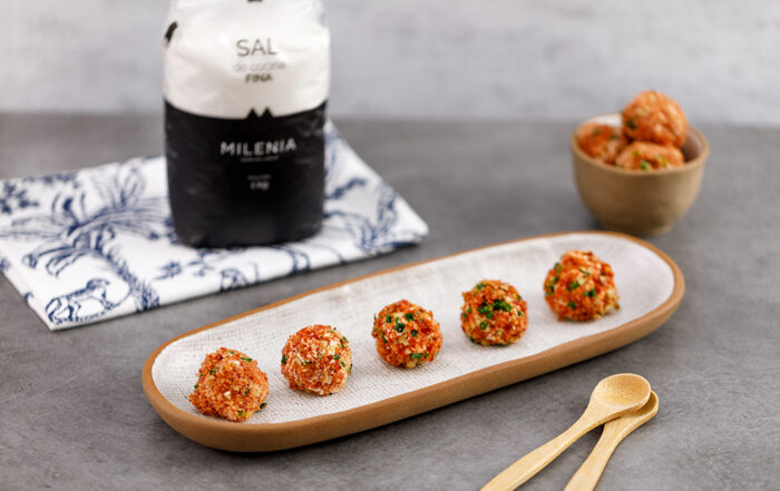 bolitas beicon, queso y sal cocina milenia